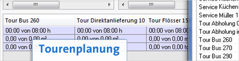 Tourenplanung - Warenwirtschaftssystem marahplus